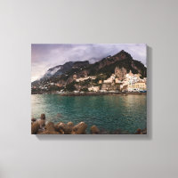 Picturesque Amalfi Coast, Italy Seaside Town
