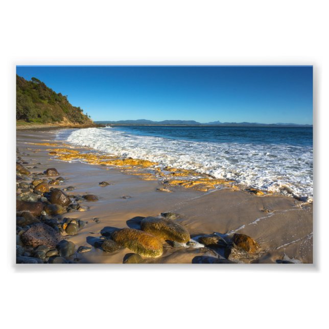 Picturesque beach at Cape Byron Bay Australia Photo Print (Front)