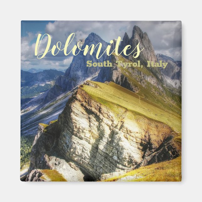 Picturesque Dolomites South Tyrol Italy Magnet (Front)