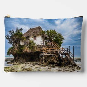 Picturesque house on a tropical coral outcrop accessory pouch