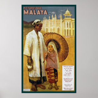 Picturesque Malaya Poster