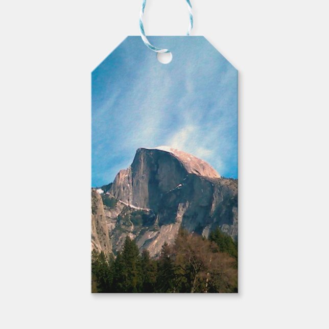 Picturesque Mountains Gift Tags (Front)