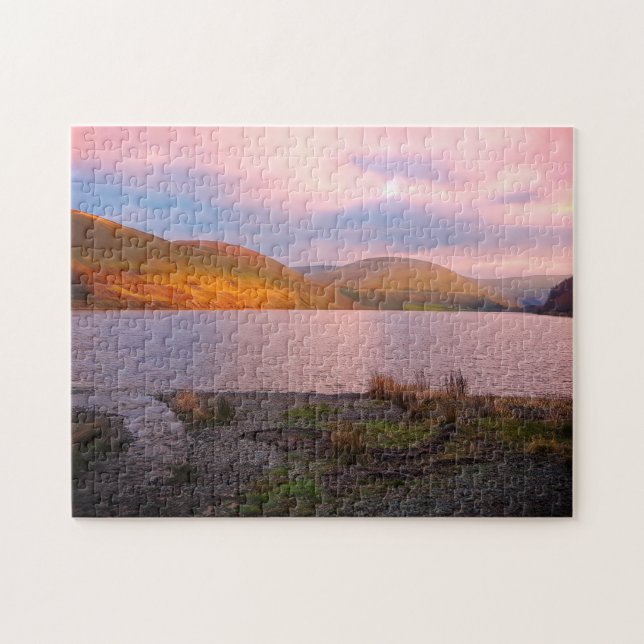 Picturesque photo St Marys Loch Scotland Jigsaw Puzzle (Horizontal)