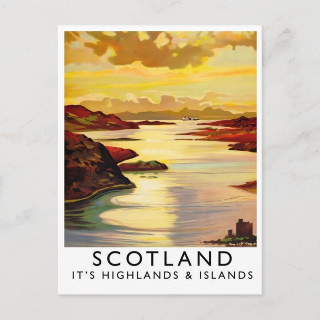 Picturesque Scotland Postcard (Front)