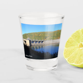 Picturesque Souvenir Kinzua Dam Reservoir Shot Glass