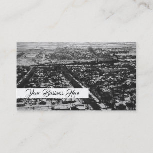 Picturesque Street View Vintage Town Travel Business Card
