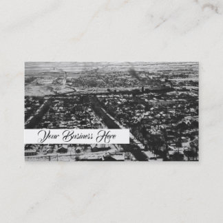 Picturesque Street View Vintage Town Travel Business Card