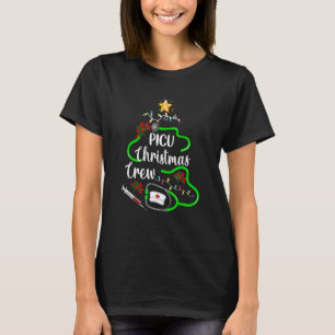 Picu Nurse Christmas Crew Nurse Squad Xmas Holiday T-Shirt
