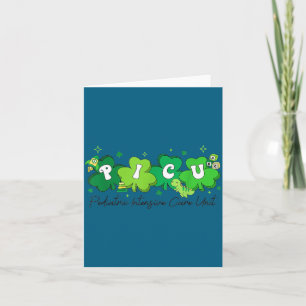Picu Nurse St Patrick's Day Design Card