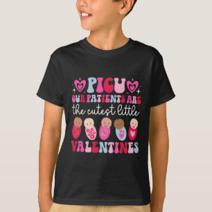 Picu Nurse Valentine Picu Nursing Valentines Day T-Shirt