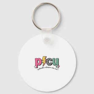 PICU Paediatrics Intensive Care Unit Nurse Shirt_1 Key Ring