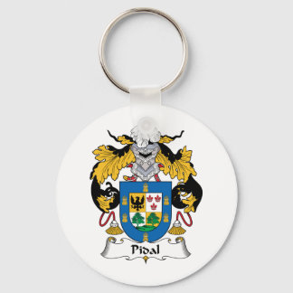 Pidal Family Crest Key Ring