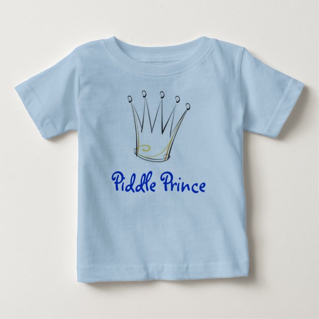 Piddle Prince Crown 3, Piddle Prince Baby T-Shirt (Front)