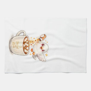 pidgy's coffee glitter v1  tea towel
