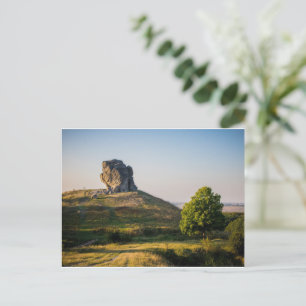 Pidkamin Rock Ukraine Holiday Postcard