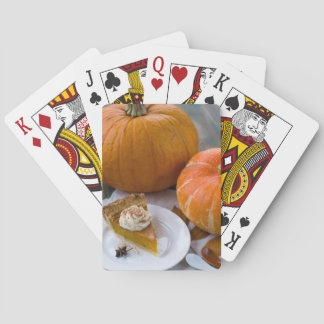 Pie and Pumpkins Playing Cards
