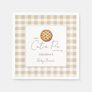 Pie Baby Shower Gender Neutral Napkin