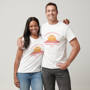 Pie Baking Contest Cute Custom County Festival T-Shirt