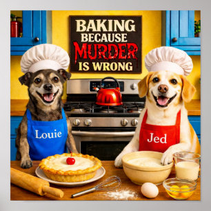 "Pie Baking" Poster