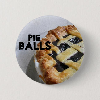 Pie Balls 6 Cm Round Badge