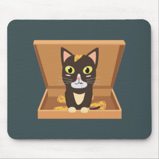 Pie Boxed Cat Mouse Pad
