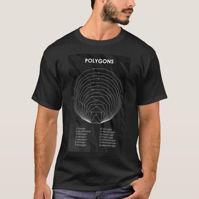Pie Chart Venn Diagram Pale Print For T-Shirt (Front)