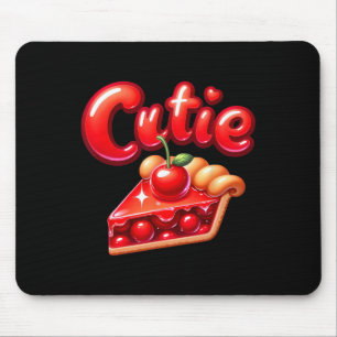 Pie Day Pi Day Thanksgiving Cherry Cute Pie Cutie  Mouse Pad