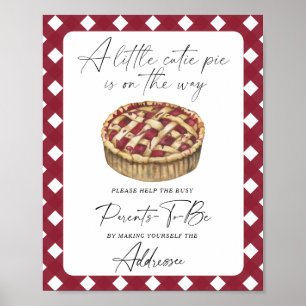 Pie - Help the Busy Parents-to-Be Addressee Poster