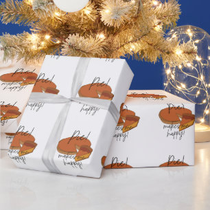 Pie Makes Me Happy Pie Wrapping Paper
