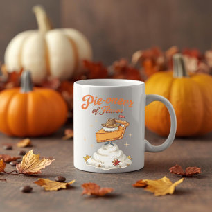 Pie-oneer of Flavour - Pumpkin Pie Thanksgiving Coffee Mug