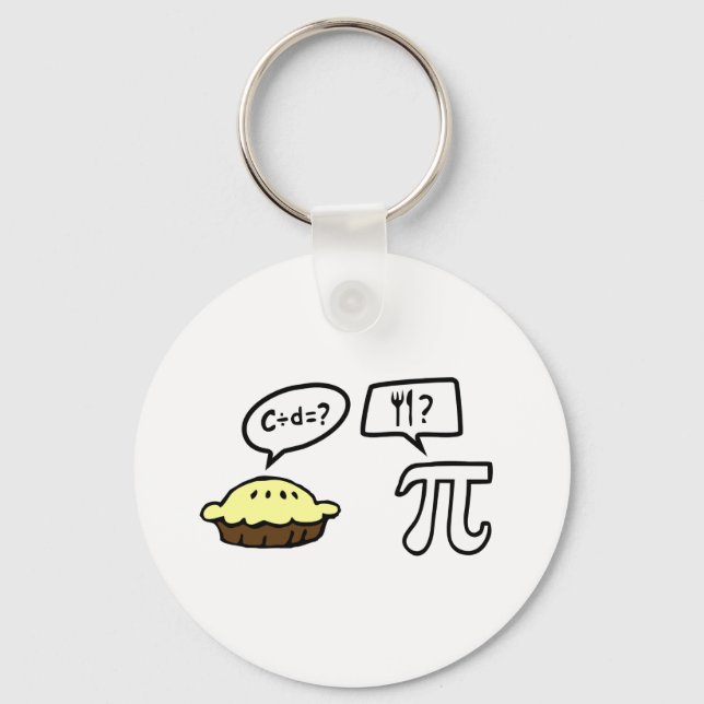 Pie & Pi Key Ring (Front)