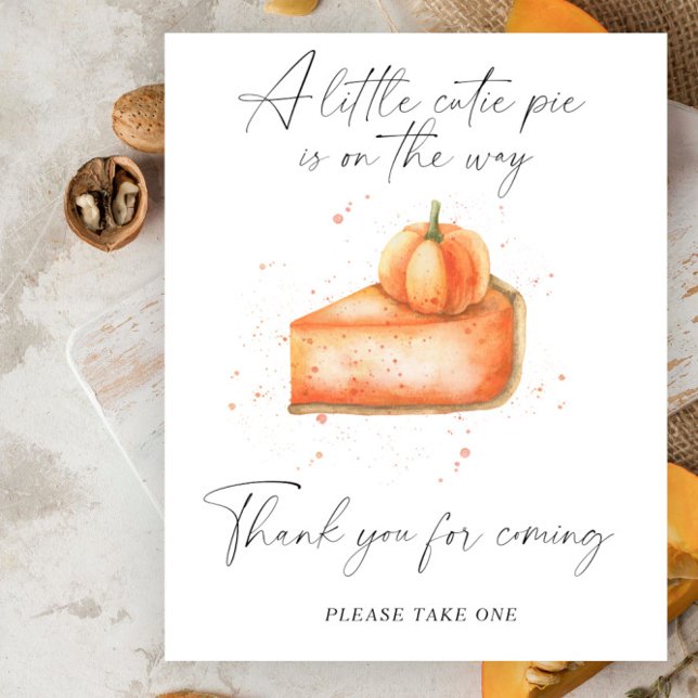 Pie pumpkin - Thank you for coming Poster (Creator Uploaded)