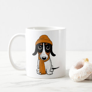 Piebald Dachshund Cute Hipster Dog Coffee Mug