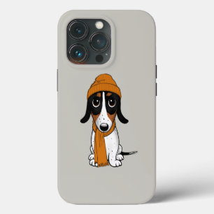 Piebald Dachshund Cute Hipster Dog iPhone 13 Pro Case