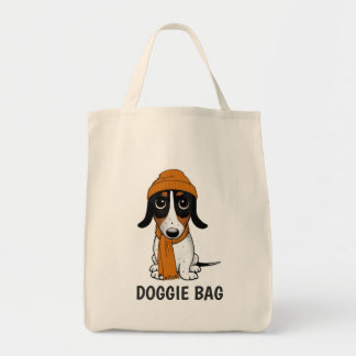 Piebald Dachshund | Cute Hipster Dog Tote Bag