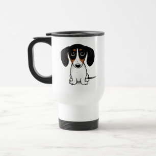 Piebald Dachshund Cute Puppy Dog Travel Mug