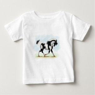 Piebald Overo Pinto Horse Baby T-Shirt