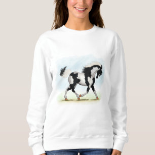 Piebald Overo Pinto Horse Sweatshirt