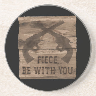 Piece Be With You Double Gun Coaster