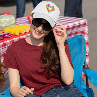 Piece, Love & Polyominoes Trucker Hat