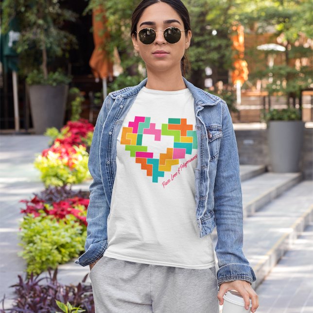 Piece, Love & Polyominoes Womens Shirt (Creator Uploaded)