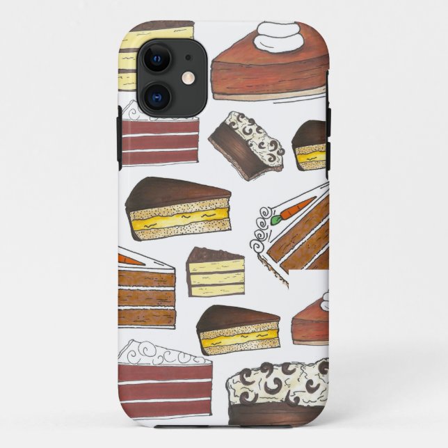 Piece of Cake Pie Slice Slices Dessert Foodie Case (Back)