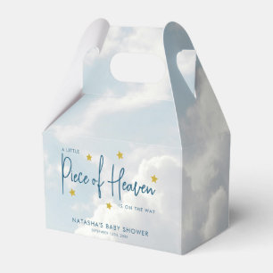 Piece of Heaven Clouds Baby Shower Favour Box