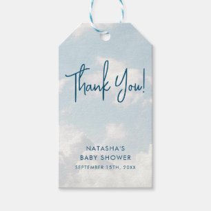 Piece of Heaven Clouds Baby Shower Gift Tags
