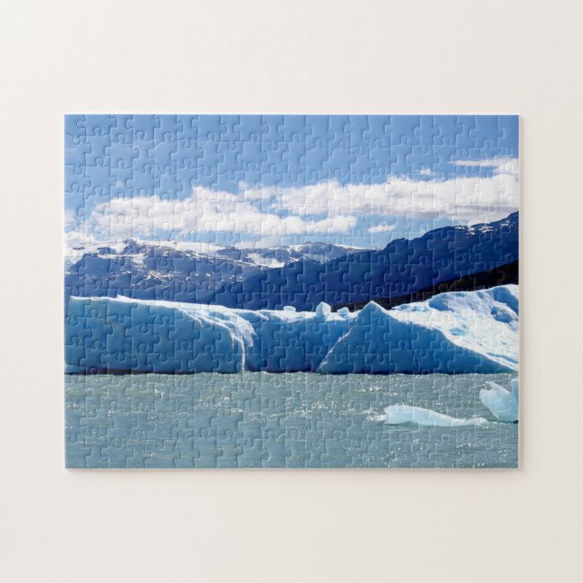 Piece of ice detached from the glacier jigsaw puzzle (Horizontal)