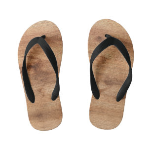 piece of old wood kid's jandals