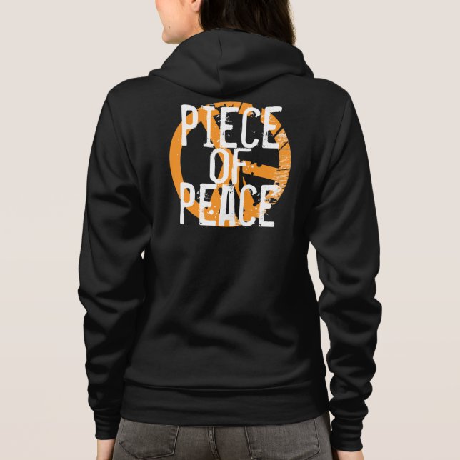 piece of peace hoodie (Back)