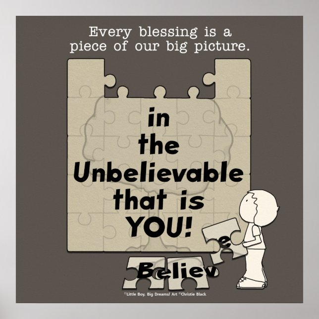 Piece of the Big Picture Poster (Front)