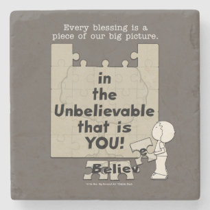 Piece of the Big Picture Stone Coaster