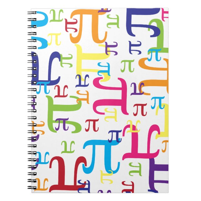 Piece of the Pi Spiral Notebook (Front)
